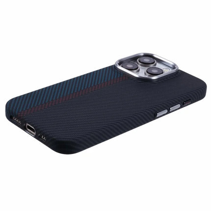 For iPhone 12 Pro Max Case Compatible with MagSafe Carbon Fiber Texture Water-Transfer PC Phone Cover
