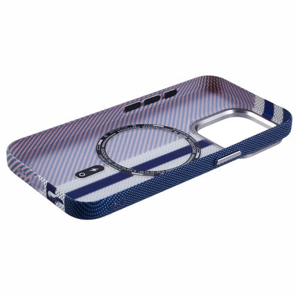 For iPhone 12 Pro Max Case Compatible with MagSafe Carbon Fiber Texture Water-Transfer PC Phone Cover