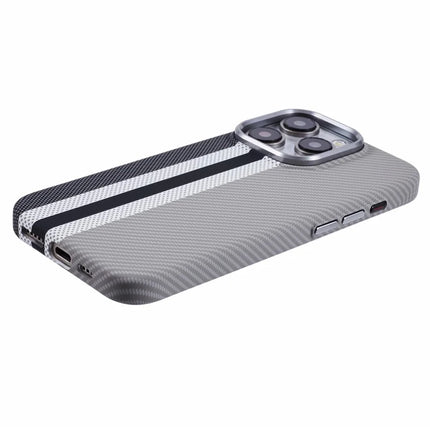 For iPhone 12 Pro Max Case Compatible with MagSafe Carbon Fiber Texture Water-Transfer PC Phone Cover
