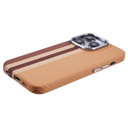 For iPhone 12 Pro Max Case Compatible with MagSafe Carbon Fiber Texture Water-Transfer PC Phone Cover