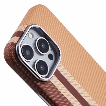 For iPhone 12 Pro Max Case Compatible with MagSafe Carbon Fiber Texture Water-Transfer PC Phone Cover