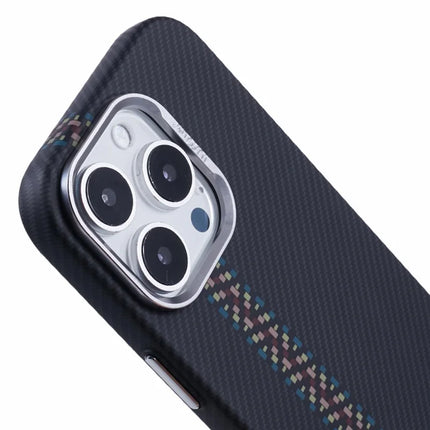 For iPhone 12 Pro Max Case Compatible with MagSafe Carbon Fiber Texture Water-Transfer PC Phone Cover