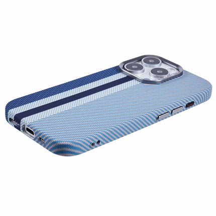 For iPhone 16 Pro Max Case Compatible with MagSafe Carbon Fiber Texture Water-Transfer PC Phone Cover