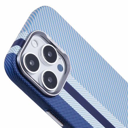 For iPhone 16 Pro Max Case Compatible with MagSafe Carbon Fiber Texture Water-Transfer PC Phone Cover