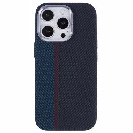 For iPhone 16 Pro Max Case Compatible with MagSafe Carbon Fiber Texture Water-Transfer PC Phone Cover