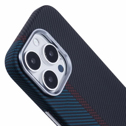 For iPhone 16 Pro Max Case Compatible with MagSafe Carbon Fiber Texture Water-Transfer PC Phone Cover