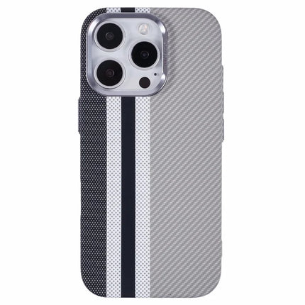 For iPhone 16 Pro Max Case Compatible with MagSafe Carbon Fiber Texture Water-Transfer PC Phone Cover