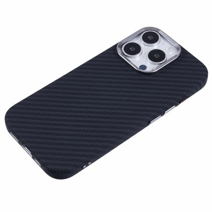 For iPhone 16 Pro Max Case Compatible with MagSafe Carbon Fiber Texture Water-Transfer PC Phone Cover
