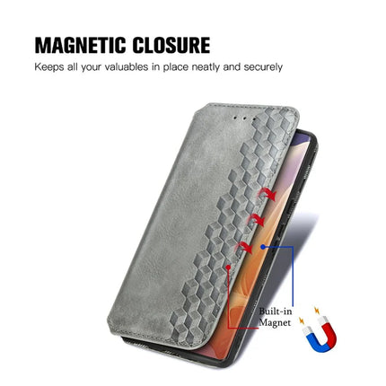 For Motorola Moto G85 5G / S50 Neo 5G Case Rhombus Imprint PU Leather Wallet Phone Cover