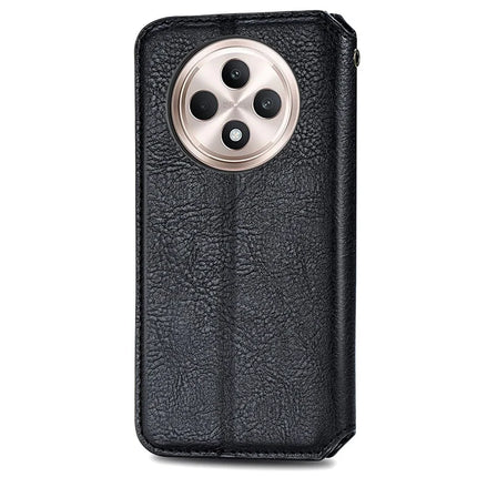 For Oppo F27 5G Case Rhombus Imprint PU Leather Wallet Phone Cover