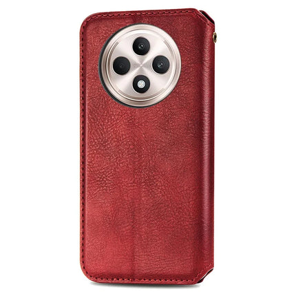 For Oppo F27 5G Case Rhombus Imprint PU Leather Wallet Phone Cover