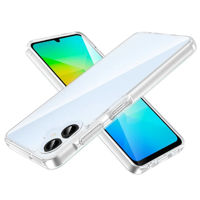 ShopCaseCart Shockproof Premium Samsung Galaxy A06 Protective cover PC + TPU Impact-resistant Clear Phone Guard
