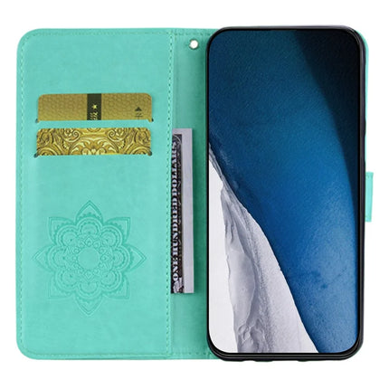 For Samsung Galaxy A06 Case Owl Flower Imprinted Leather Cover Wallet with Strap