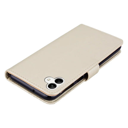 For Samsung Galaxy A06 Case Owl Flower Imprinted Leather Cover Wallet with Strap