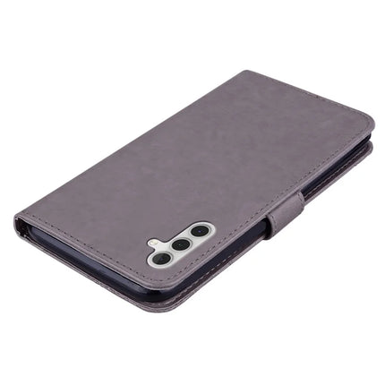 For Samsung Galaxy A16 5G  /  4G Case Owl Flower Imprinted Leather Cover Wallet with Strap