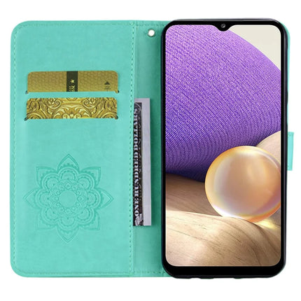 For Samsung Galaxy A16 5G  /  4G Case Owl Flower Imprinted Leather Cover Wallet with Strap
