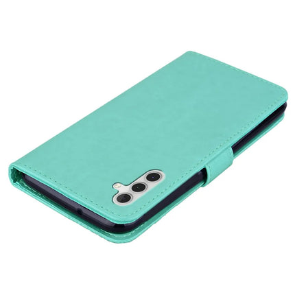 For Samsung Galaxy A16 5G  /  4G Case Owl Flower Imprinted Leather Cover Wallet with Strap