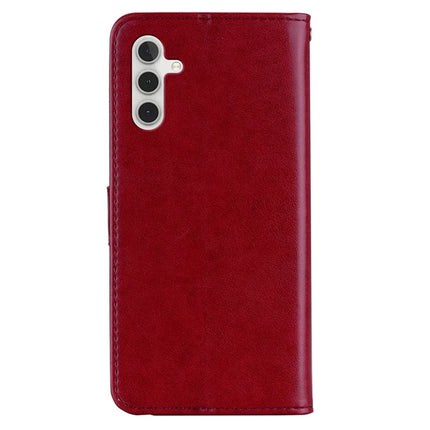 For Samsung Galaxy A16 5G  /  4G Case Owl Flower Imprinted Leather Cover Wallet with Strap