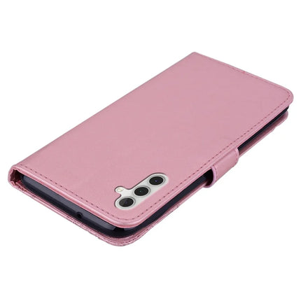 For Samsung Galaxy A16 5G  /  4G Case Owl Flower Imprinted Leather Cover Wallet with Strap