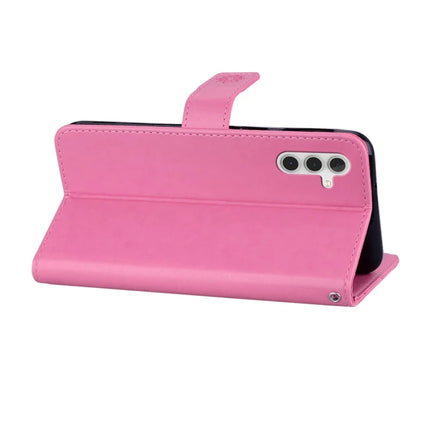 For Samsung Galaxy A16 5G  /  4G Case Owl Flower Imprinted Leather Cover Wallet with Strap