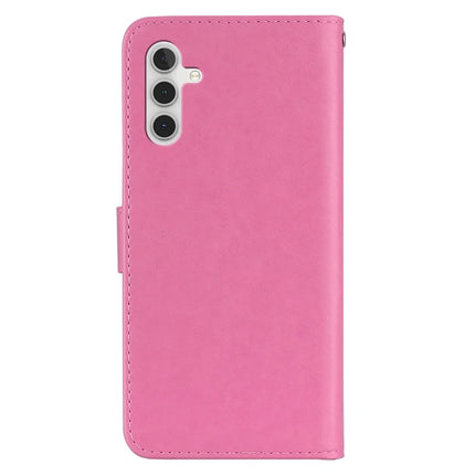 For Samsung Galaxy A16 5G  /  4G Case Owl Flower Imprinted Leather Cover Wallet with Strap