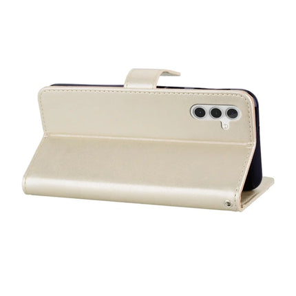 For Samsung Galaxy A16 5G  /  4G Case Owl Flower Imprinted Leather Cover Wallet with Strap