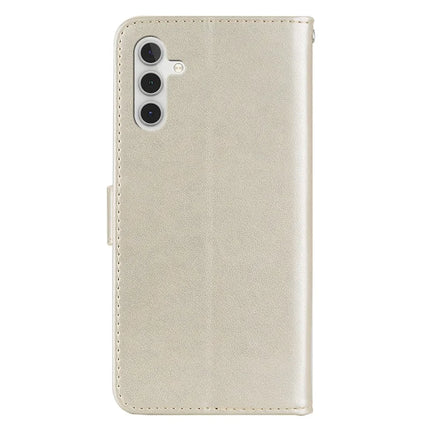 For Samsung Galaxy A16 5G  /  4G Case Owl Flower Imprinted Leather Cover Wallet with Strap