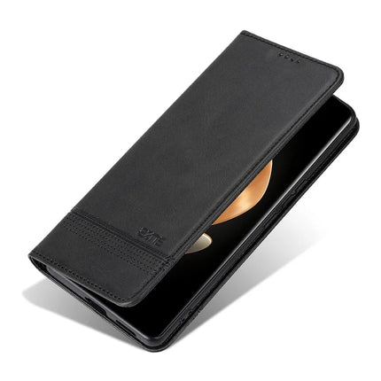 AZNS For Honor X60 5G Case Cowhide Texture PU Leather Wallet Phone Cover