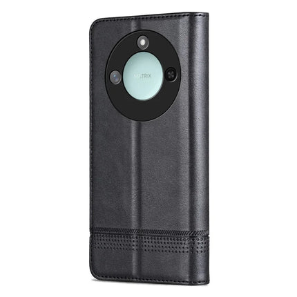 AZNS For Honor X60 5G Case Cowhide Texture PU Leather Wallet Phone Cover