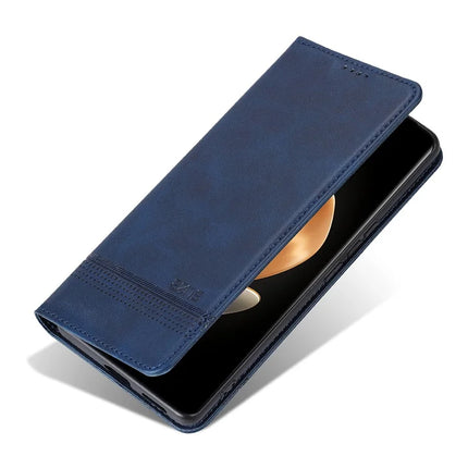 AZNS For Honor X60 5G Case Cowhide Texture PU Leather Wallet Phone Cover