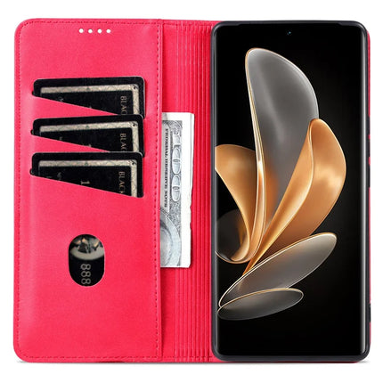 AZNS For Honor X60 5G Case Cowhide Texture PU Leather Wallet Phone Cover