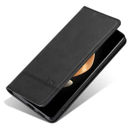 AZNS For Honor X60 Pro 5G Case Cowhide Texture PU Leather Wallet Phone Cover
