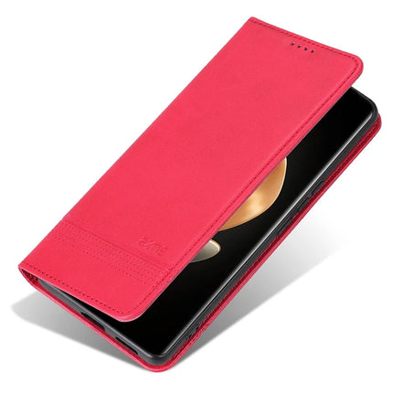 AZNS For Honor X60 Pro 5G Case Cowhide Texture PU Leather Wallet Phone Cover