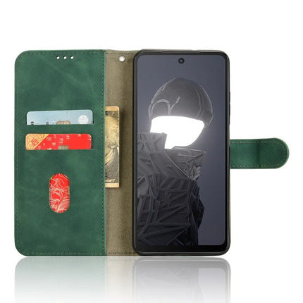 For HMD Fusion 5G Leather Case Skin-Feel Anti-Drop Wallet Flip Phone Cover
