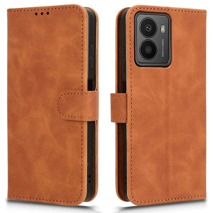 For HMD Fusion 5G Leather Case Skin-Feel Anti-Drop Wallet Flip Phone Cover