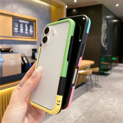For iPhone 16 Plus Case Detachable 2-in-1 TPU+PC Clear Phone Cover