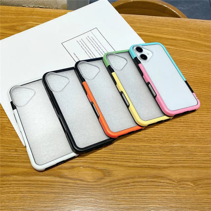 For iPhone 16 Plus Case Detachable 2-in-1 TPU+PC Clear Phone Cover
