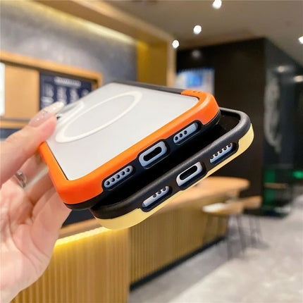 For iPhone 16 Plus Case Compatible with MagSafe Detachable 2-in-1 TPU+PC Clear Phone Cover