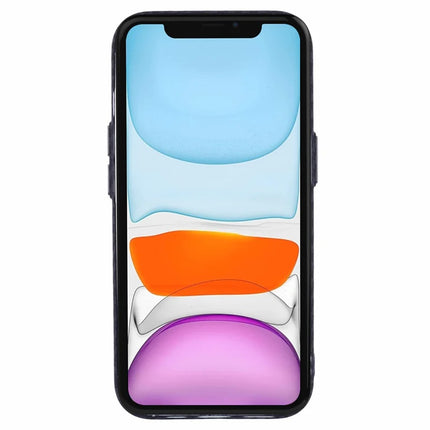 For iPhone 11 Case Compatible with MagSafe Carbon Fiber Texture Water-Transfer PC Phone Cover