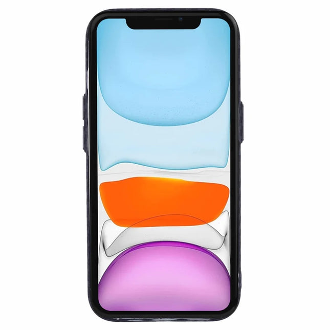 For iPhone 11 Case Compatible with MagSafe Carbon Fiber Texture Water-Transfer PC Phone Cover