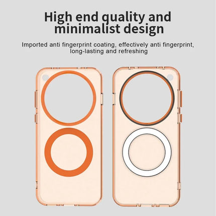 For Oppo Find X8 Pro 5G Case Compatible with MagSafe PC+TPU+PET Anti-Drop Phone Cover
