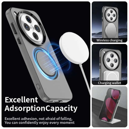 For Oppo Find X8 Pro 5G Case Compatible with MagSafe PC+TPU+PET Anti-Drop Phone Cover