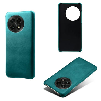 For OnePlus 13 Case Calf Texture PU Leather Hard PC Protective Phone Cover
