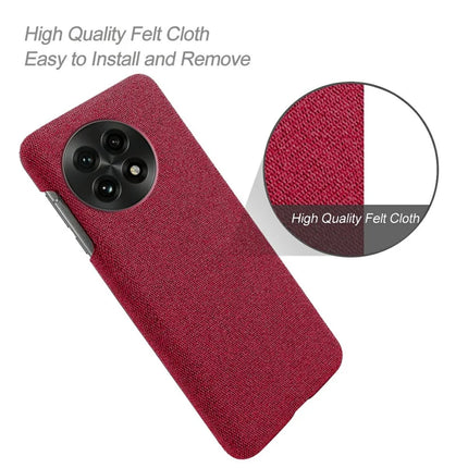 For OnePlus 13 Case Cloth Texture Anti-Scratch Protective PC Phone Cover