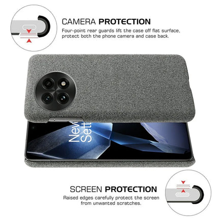 For OnePlus 13 Case Cloth Texture Anti-Scratch Protective PC Phone Cover