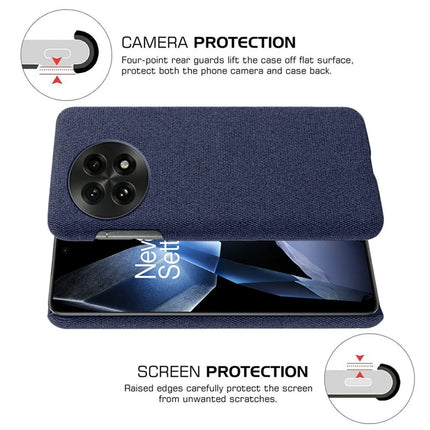 For OnePlus 13 Case Cloth Texture Anti-Scratch Protective PC Phone Cover