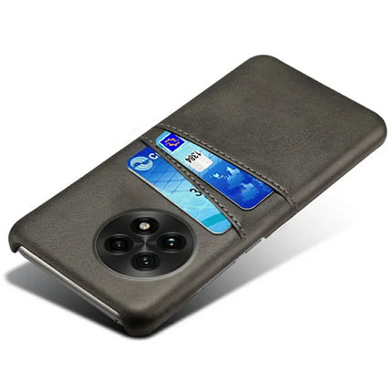 For OnePlus 13 Case Dual Card Slots PU Leather + Hard PC Phone Cover