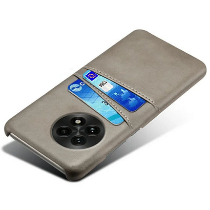 For OnePlus 13 Case Dual Card Slots PU Leather + Hard PC Phone Cover