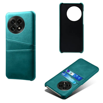 For OnePlus 13 Case Dual Card Slots PU Leather + Hard PC Phone Cover