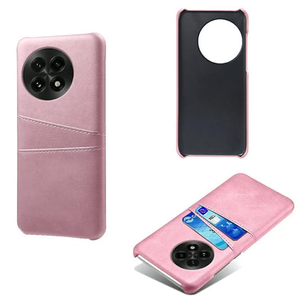 For OnePlus 13 Case Dual Card Slots PU Leather + Hard PC Phone Cover
